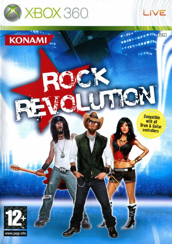Rock Revolution box art for Xbox 360